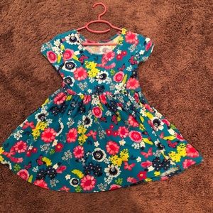 Girls Size 7/8 Floral Children place dress